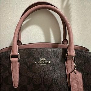COACH- pink and brown